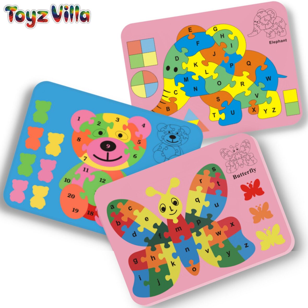 Toddler puzzle combo