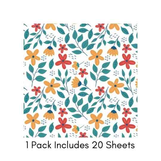 1 Pack Includes 20 Sheets